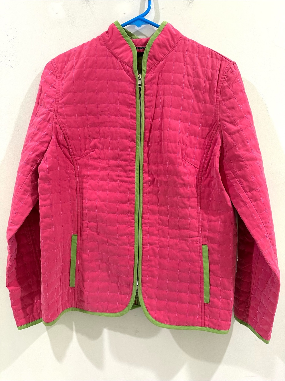 Vintage Harve Benard Collection Women’s Pink & Lime Green Jacket 10-12/M-L